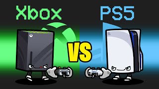 *NEW* XBOX vs PS5 in AMONG US