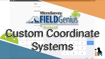 FieldGenius for Android: Custom Coordinate System | Bench Mark