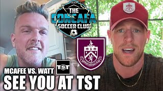 Pat McAfee & JJ Watt make a BIG BET ahead of TST 🍿 ⚽️