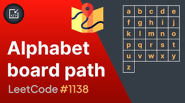 Alphabet board path problem (LeetCode #1138) - Inside code