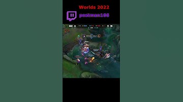 Unf0rgiven carried fight with Kaisa #worlds #leagueoflegends #shorts #riotgames  #kaisa #quadrakill