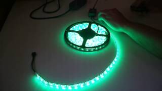 Controlador musical para tira led RGB 5050 SMD IP65 con mando a distancia. by XAUENSOLAR 49,080 views 10 years ago 4 minutes, 10 seconds