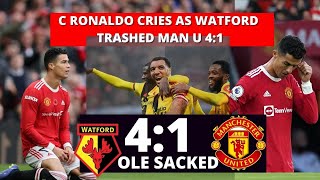 SHAME!!!! Why Is Ole Still Here? | Watford 4-1 Manchester United | Post Rxn (C. Ronaldo CRIES