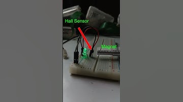 magnetic sensor | simplest hall sensor circuit #hallsensor #project #sensor #diyprojects
