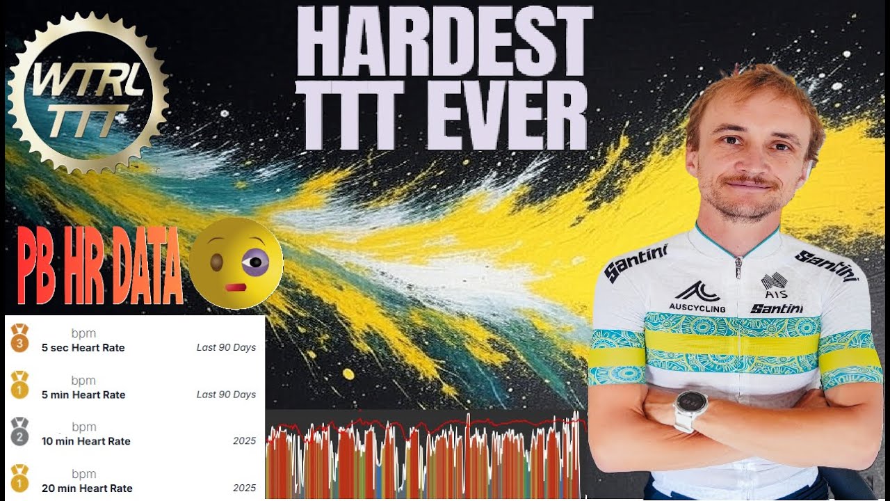 Это лучший результат в командной гонке на время на Zwift за всю историю? Пиковые показатели пульса😳
