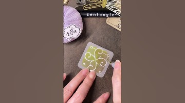 Zentangle Pattern #SNACK 禪繞畫入門 禪繞圖樣 (N.1828) how to draw by Eva Wu #shorts Inktober 2022 Day 8