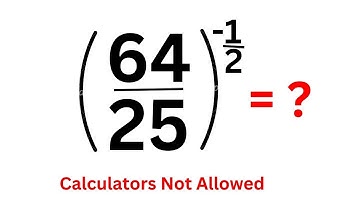 A Nice Math Problem | Calculators Not Allowed...