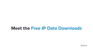 Meet the Free IP Data Downloads by IPinfo