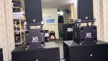 Loa Hoả Tiễn RuBy 212 Pro sơn nhựa & Sub đôi 50 khủng long ! 0938884126 - 0909377416