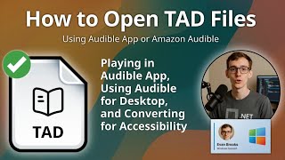 What is a TAD File How to Play Audible Audiobook Files
