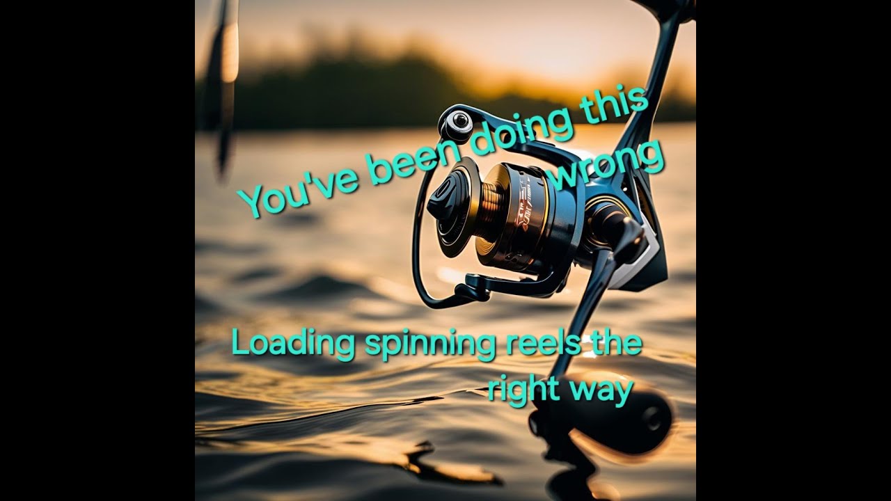 Fishing techniques to spool a spinning reel and beginners setup.  Don’t be a fishing fail.