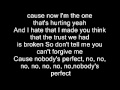 Jessie J - Nobody's Perfect (Lyrics)