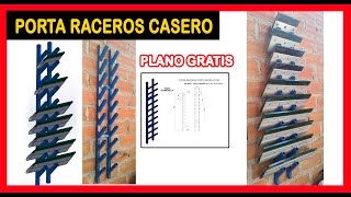 🔧 PORTA RACEROS , PORTA MANIGUETAS CASERO PARA TALLER DE SERIGRAFÍA