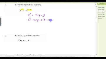 Section 5 6 Exponential and Logarithmic Equations