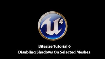 Unreal Engine 4 Bitesize Tutorial - Disable Shadows on Selected Meshes
