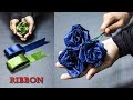 DIY Flowers | Satin Ribbon Flowers | Home decor | Craft Box In