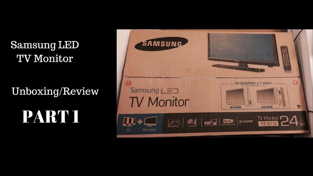 kugle Fremskridt nøgen Samsung LED Monitor TE310 Unboxing / Review Part.1 . CHECK OUT PART 2 -  YouTube