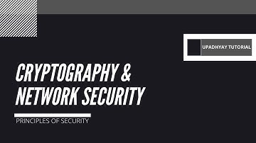 Cryptography and Network Security_L2_Principles of Security (Part1)