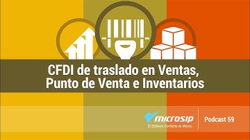Podcast 59. CFDI de traslado en Ventas, Punto de Venta e Inventarios