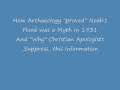noahs flood disproved by archaeology geology