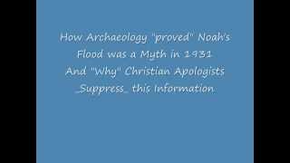 noahs flood disproved by archaeology geology