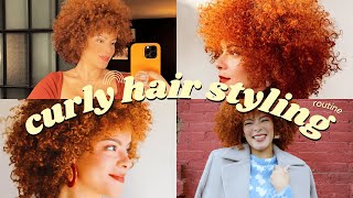 CURLY HAIR ROUTINE | how to style 3C/4A curls | hair tips & tricks by Traveling with Jessica 270 views 5 months ago 11 minutes