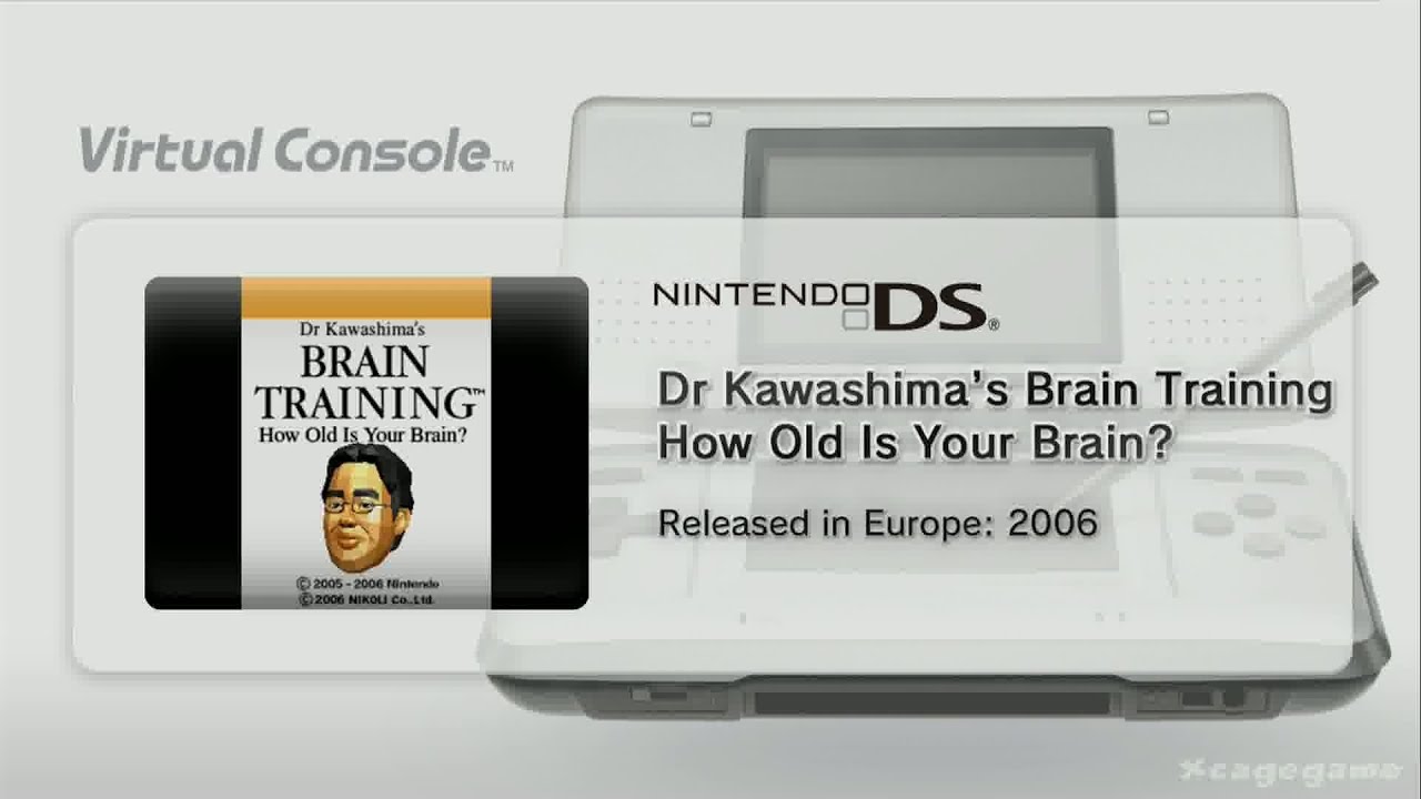 Dr. Kawashima's Brain training - Wii U NDS Virtual Console Gameplay [ HD ]  - YouTube