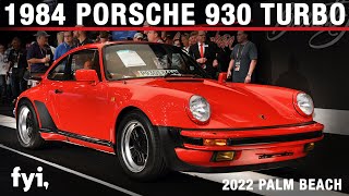 SOLD! 1984 Porsche 930 Turbo with @HooviesGarage  - BARRETT-JACKSON 2022 PALM BEACH