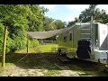 E28 Keeping Trailer Cooler With A Sun Shade - Travel Trailer Conversion – Just Keep On Moving