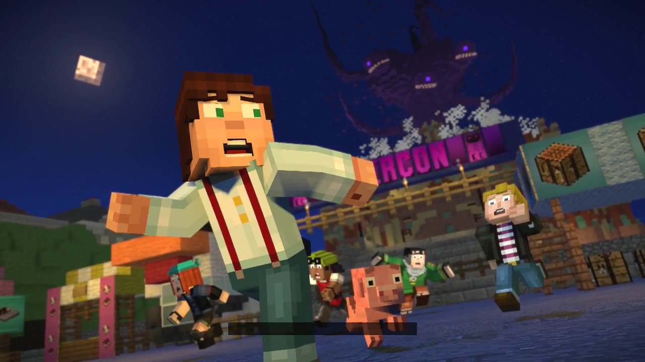 Story mode на русский. Minecraft story Mode Джесси.