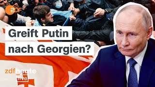 'Russisches Gesetz' in Georgien: So groß ist Moskaus Einfluss | ZDFheute live