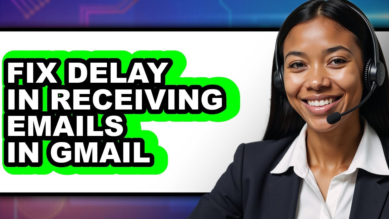 How to Fix Delay in Receiving Emails in Gmail (easy Method) - YouTube