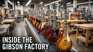 Inside Gibson Factory: Electric Guitar Manufacturing