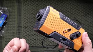 видео: Аварийный радиоприемник FosPower FOSPWB2376/FosPower 2000mA Emergency Solar Crank NOAA Weather Radio картинка: Аварийный радиоприемник FosPower FOSPWB2376/FosPower 2000mA Emergency Solar Crank NOAA Weather Radio