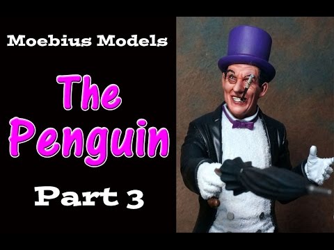 Building Moebius Models 1/8 The Penguin Part 3