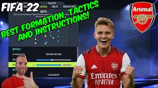 FIFA 22 - BEST ARSENAL Formation, Tactics and Instructions