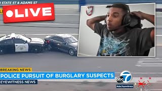 B LOU Reacts To a Live Police CHASE!