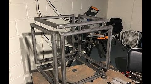 Steel Infinity Cube Table/Stand Build