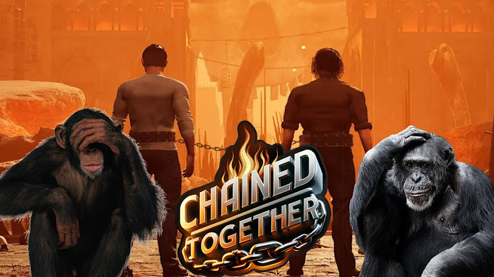 😥Chained Together 🔥 #part1  تحدي الصعود للقمة 🔥