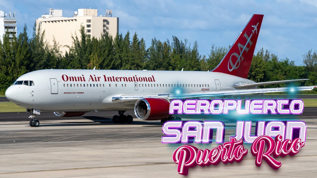 Aeropuerto san juan puerto rico trafico aereo navidad american b777