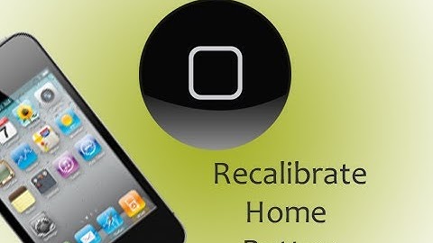 Recalibrate Home Button on the iPhone/ iPod Touch/ iPad