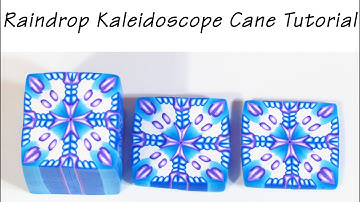 Polymer Clay Cane: Raindrop Kaleidoscope Cane Tutorial