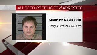 Alleged peeping Tom arrested