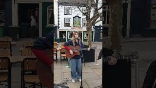 Busking In York April 2023. Original Song By Alex Lyons - Out Of This Town