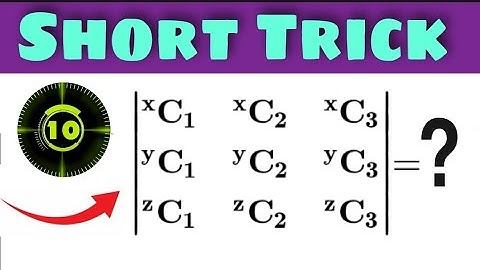 🔥Superb Trick(✔)DETERMINANT Shortcut for JEE/NDA/BITSAT/CETs/MBA/ComedK/AIRFORCE/Competitive exams