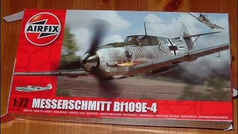 Airfix 1/72 Messerschmitt bf109E4 built review