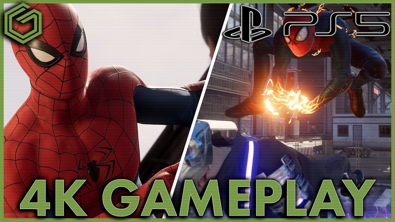 Playstation 5 Spider Man Remaster & Spider Man Miles Morales