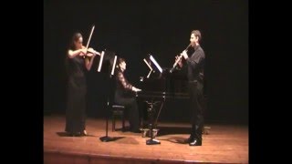 Vanhal -trio for Clarinet, Violin and Piano III. Allegretto