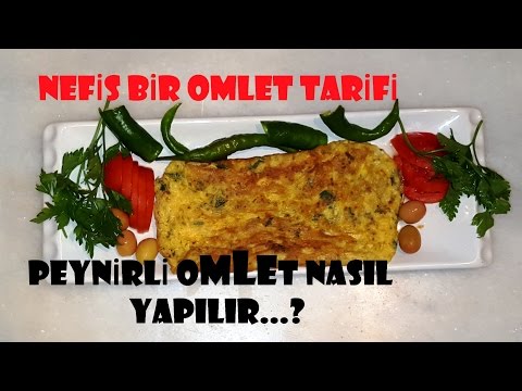 Kahvaltılık Peynirli Omlet Tarifi / Omlet Nasıl Yapılır?