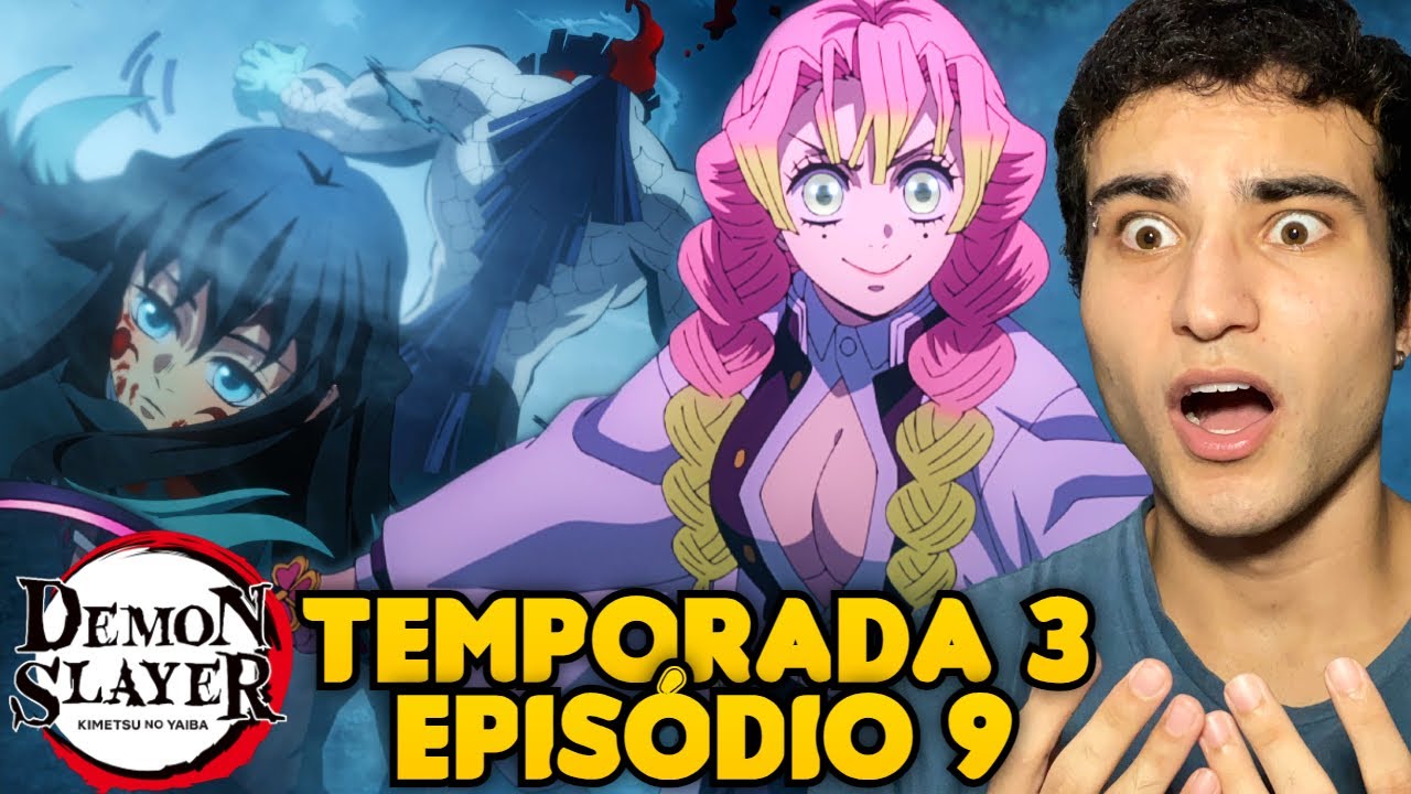 REACT: DEMON SLAYER (Kimetsu No Yaiba) 3 Temporada Episódio 9/TOKITO VS  GYOKKO! 